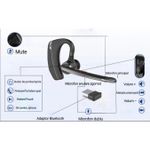 TV, Audio-Video si Foto - Portabile audio - Casti audio - Casca Bluetooth CerCip G10, Anulare zgomot, Autonomie 27 ore, Carcasa de incarcare, Suport cu intindere,  Multipoint - Infinity.ro