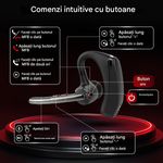 TV, Audio-Video si Foto - Portabile audio - Casti audio - Casca Bluetooth CerCip G10, Anulare zgomot, Autonomie 27 ore, Carcasa de incarcare, Suport cu intindere,  Multipoint - Infinity.ro