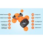 TV, Audio-Video si Foto - Portabile audio - Casti audio - Casti Wireless TWS CerCip S42 cu izolare a zgomotului ENC+ANC, Autonomie 40 ore, Control prin Touch, Universale, Alb - Infinity.ro