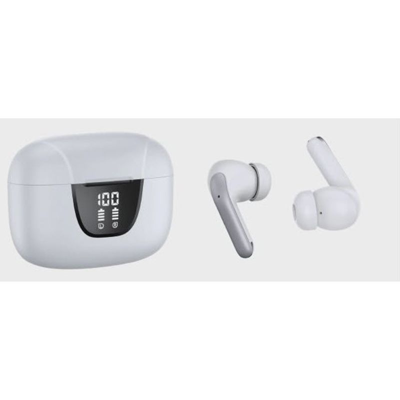 TV, Audio-Video si Foto - Portabile audio - Casti audio - Casti Wireless TWS CerCip S42 cu izolare a zgomotului ENC+ANC, Autonomie 40 ore, Control prin Touch, Universale, Alb - Infinity.ro