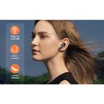 TV, Audio-Video si Foto - Portabile audio - Casti audio - Casti Wireless TWS CerCip S42 cu izolare a zgomotului ENC+ANC, Autonomie 40 ore, Control prin Touch, Universale, Alb - Infinity.ro