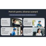 TV, Audio-Video si Foto - Portabile audio - Casti audio - Casca Bluetooth CerCip F10, Autonomie baterie 48 ore, Anulare zgomot AI, Multipoint, Afisare procent baterie - Infinity.ro