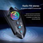 TV, Audio-Video si Foto - Portabile audio - Casti audio - Casca Bluetooth Moto Y12, Pentru Motocicleta, Autonomie 13 ore, Anulare Zgomot, Rezistenta la apa,Pentru un singur rider - Infinity.ro