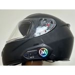 TV, Audio-Video si Foto - Portabile audio - Casti audio - Casca Bluetooth Moto Y12, Pentru Motocicleta, Autonomie 13 ore, Anulare Zgomot, Rezistenta la apa,Pentru un singur rider - Infinity.ro
