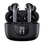 TV, Audio-Video si Foto - Portabile audio - Casti audio - Casti Wireless TWS CerCip S42 cu izolare a zgomotului ENC+ANC, Autonomie 40 ore, Control prin Touch, Universale, Negru - Infinity.ro
