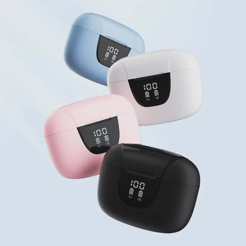 TV, Audio-Video si Foto - Portabile audio - Casti audio - Casti Wireless TWS CerCip S42 cu izolare a zgomotului ENC+ANC, Autonomie 40 ore, Control prin Touch, Universale, Negru - Infinity.ro