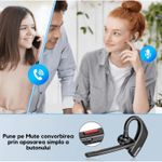 TV, Audio-Video si Foto - Portabile audio - Casti audio - Casca Bluetooth New Bee M51, Baterie 60 ore, Cu carcasa, Doua microfoane, Reducere zgomot DSP, 2 Metode de incarcare - Infinity.ro