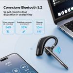 TV, Audio-Video si Foto - Portabile audio - Casti audio - Casca Bluetooth New Bee M51, Baterie 60 ore, Cu carcasa, Doua microfoane, Reducere zgomot DSP, 2 Metode de incarcare - Infinity.ro