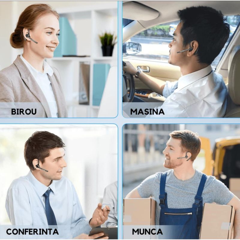 TV, Audio-Video si Foto - Portabile audio - Casti audio - Casca Bluetooth New Bee M51, Baterie 60 ore, Cu carcasa, Doua microfoane, Reducere zgomot DSP, 2 Metode de incarcare - Infinity.ro