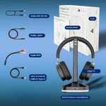 TV, Audio-Video si Foto - Portabile audio - Casti audio - Casti Wireless CerCip TV-966, Pentru TV, Baterie 40 ore, Anulare zgomot, Aux/RCA/Cablu optic, Cu statie de incarcare - Infinity.ro