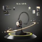 TV, Audio-Video si Foto - Portabile audio - Casti audio - Casca Call Center BT881, Statie de incarcare, Baterie 45 ore, Anulare zgomot, Multipoint - Infinity.ro