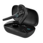 TV, Audio-Video si Foto - Portabile audio - Casti audio - Casca Bluetooth CerCip G3, Autonomie baterie 15 ore, Cu carcasa de incarcare, Eliminare Zgomot, Universala, Negru - Infinity.ro