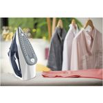 Electronice si Electrocasnice - Ingrijirea tesaturilor - Fiare de calcat - Fier de calcat Tefal Express Steam FV2837E0, 2400W, jet de abur 165 g/min, alb/ albastru - Infinity.ro