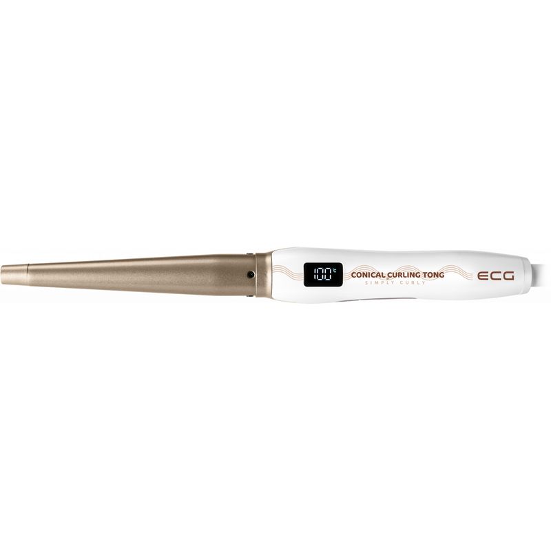 Ingrijire personala si Cosmetice - Aparate & accesorii ingrijire personala - Hair styling - Ondulatoare - Ondulator de par ECG KE 2451, invelis ceramic, 40W, 13-25 mm, afisaj LED - Infinity.ro