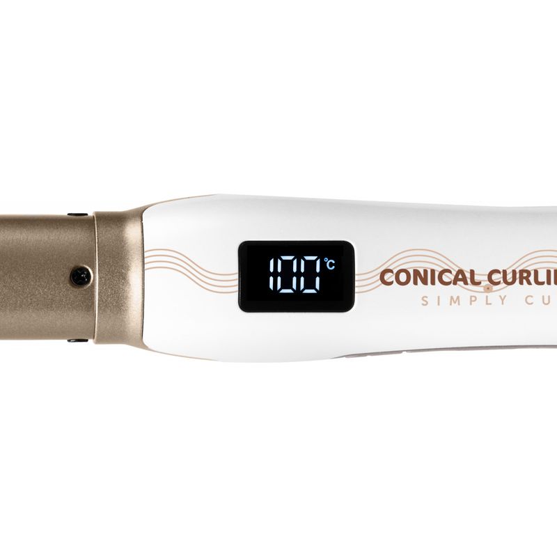 Ingrijire personala si Cosmetice - Aparate & accesorii ingrijire personala - Hair styling - Ondulatoare - Ondulator de par ECG KE 2451, invelis ceramic, 40W, 13-25 mm, afisaj LED - Infinity.ro