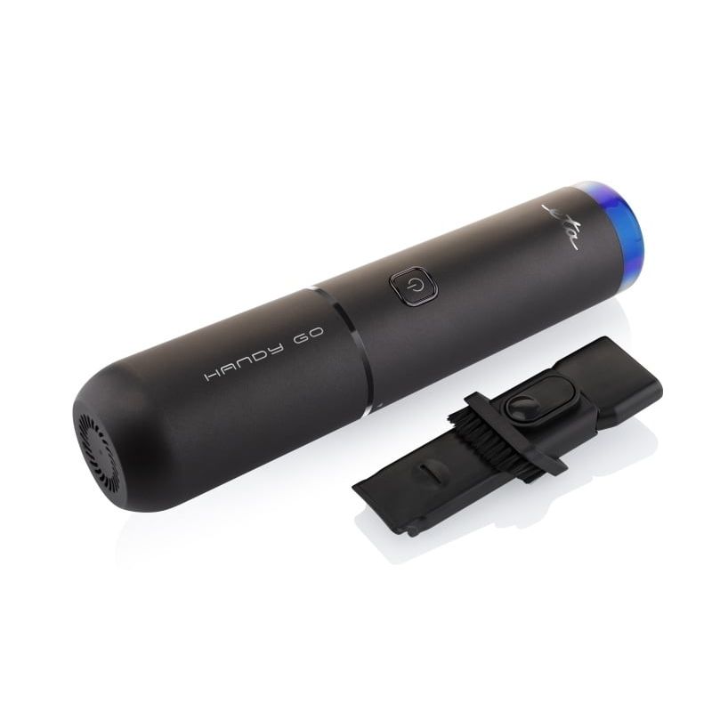 Electronice si Electrocasnice - Ingrijirea locuintei - Aspiratoare - Aspirator fara fir ETA HANDY GO 0253 90000, motor BLDC digital, 65 W, Li-Ion 7,2 V, 2600 mAh, 85 ml, negru - Infinity.ro