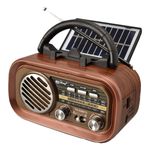 TV, Audio-Video si Foto - Portabile audio - Radio - Radio portabil retro AM/FM/SW cu Bluetooth, USB, TF Card si MP3 Player –  boxa wireless pentru casa si calatorii - Infinity.ro