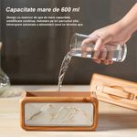 Electronice si Electrocasnice - Climatizare si sisteme de incalzire - Aparate filtrare aer - Umidificatoare - Umidificator de aer si difuzor de aroma, design Snow Mountain, 600ml, dubla pulverizare, iluminare, design lemn natur - Infinity.ro