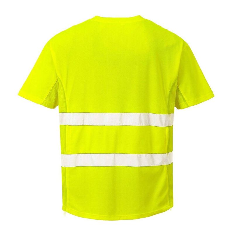 Casa si Gradina - Constructii - Echipamente de lucru - Imbracaminte protectia muncii - Tricou de protectie reflectorizant Mesh Portwest-C394, galben - S - Infinity.ro
