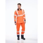 Casa si Gradina - Constructii - Echipamente de lucru - Imbracaminte protectia muncii - Tricou de protectie Polo Ignifug, FR76, RIS PORTWEST, portocaliu - L - Infinity.ro