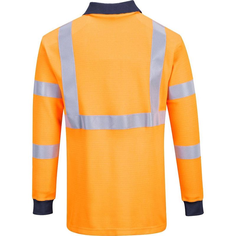 Casa si Gradina - Constructii - Echipamente de lucru - Imbracaminte protectia muncii - Tricou de protectie Polo Ignifug, FR76, RIS PORTWEST, portocaliu - L - Infinity.ro