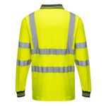 Casa si Gradina - Constructii - Echipamente de lucru - Imbracaminte protectia muncii - Tricou de protectie Polo Cotton Comfort cu Maneci Lungi HiVis Portwest-S271, galben - L - Infinity.ro