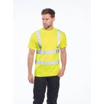 Casa si Gradina - Constructii - Echipamente de lucru - Imbracaminte protectia muncii - Tricou de protectie reflectorizant Cotton Confort-S170, galben - S - Infinity.ro