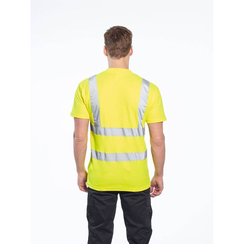 Casa si Gradina - Constructii - Echipamente de lucru - Imbracaminte protectia muncii - Tricou de protectie reflectorizant Cotton Confort-S170, galben - S - Infinity.ro