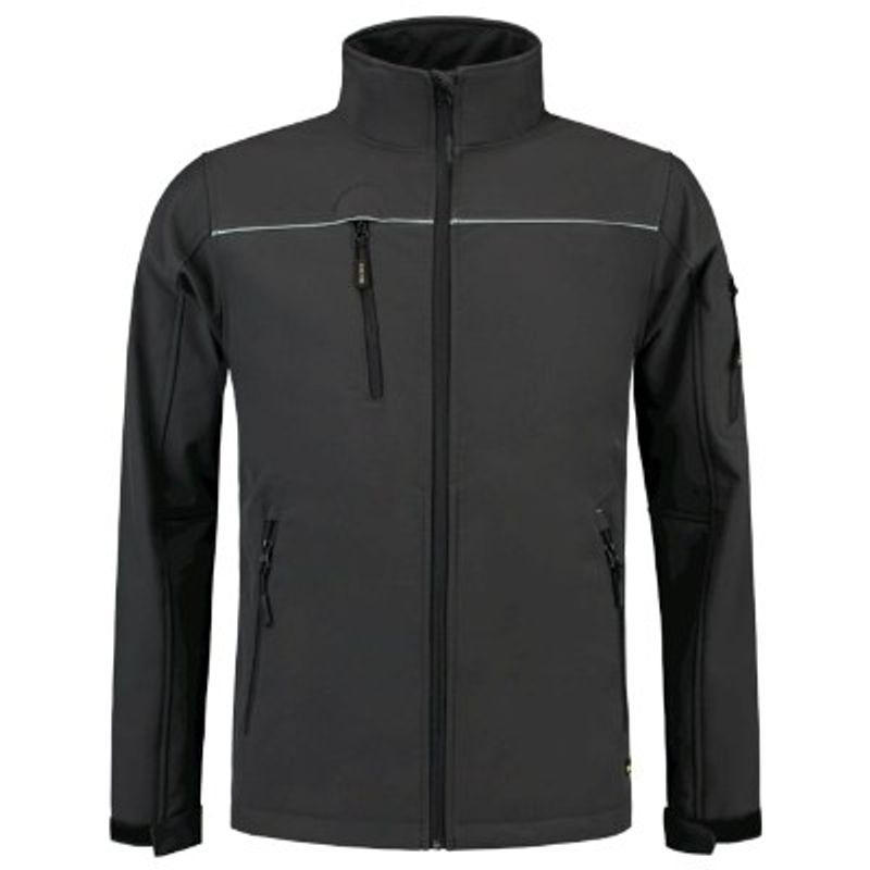 Fashion, accesorii si bijuterii - Barbati - Imbracaminte - Jachete si geci barbati - Jacheta softshell unisex, Luxury Softshell T53, Malfini, gri - 4XL - Infinity.ro