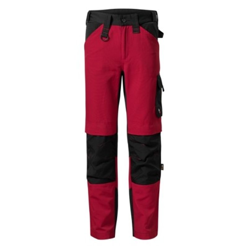 Casa si Gradina - Constructii - Echipamente de lucru - Imbracaminte protectia muncii - Pantaloni de lucru pentru barbati, Vertex W07, Malfini, 66% poliamida, 10 buzunare 52 Rosu Marlboro - Infinity.ro