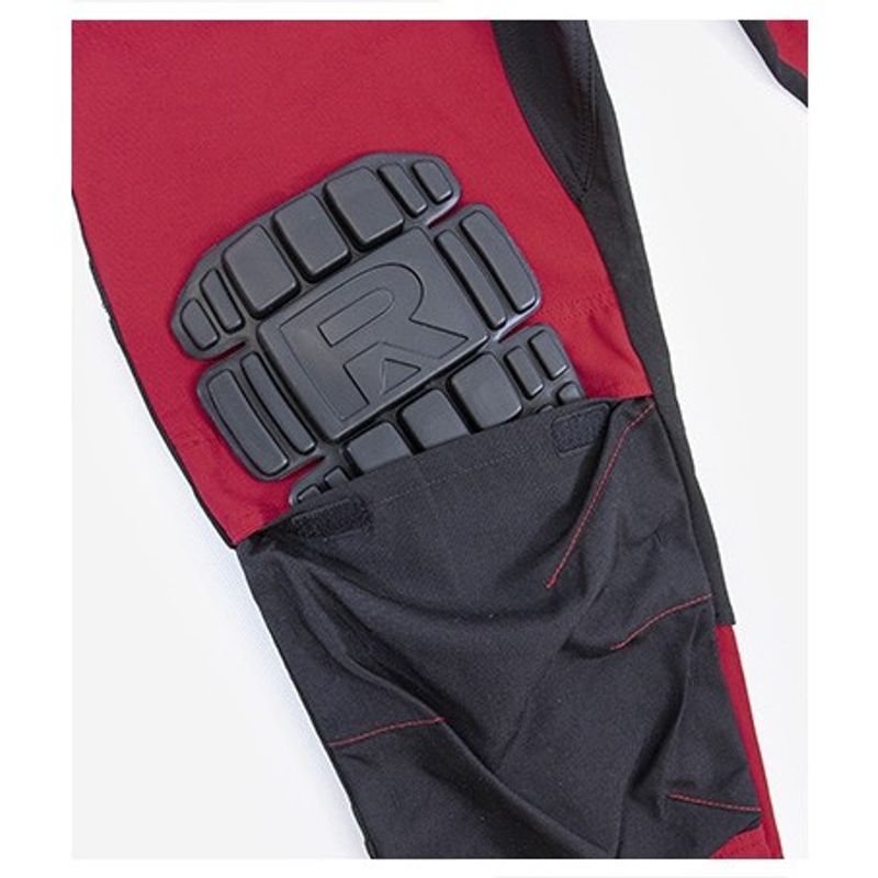 Casa si Gradina - Constructii - Echipamente de lucru - Imbracaminte protectia muncii - Pantaloni de lucru pentru barbati, Vertex W07, Malfini, 66% poliamida, 10 buzunare 52 Rosu Marlboro - Infinity.ro