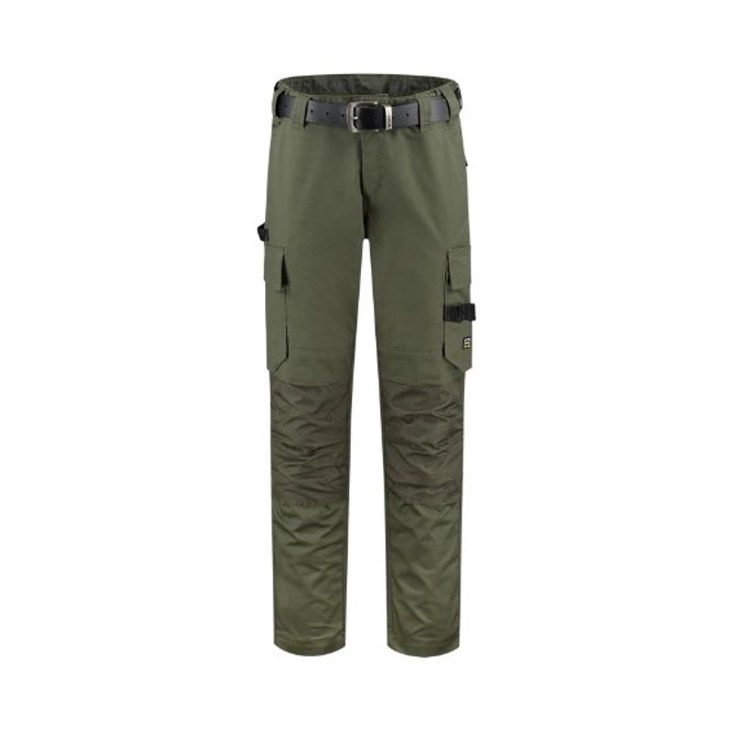 Casa si Gradina - Constructii - Echipamente de lucru - Imbracaminte protectia muncii - Pantaloni de lucru unisex, Work Pants Twill Cordura T63, Malfini 62 Army - Infinity.ro