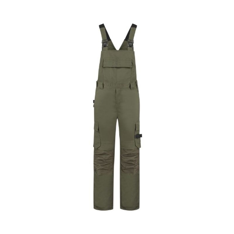 Casa si Gradina - Constructii - Echipamente de lucru - Imbracaminte protectia muncii - Salopeta unisex, Bib & Brace Twill Cordura T67, Malfini 48 Army - Infinity.ro