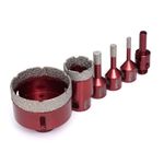 Casa si Gradina - Constructii - Scule electrice si accesorii - Seturi si accesorii pentru gaurit si insurubat - Set carote diamantate, beton, Kraft&Dele, 6 piese, KD11219 - Infinity.ro
