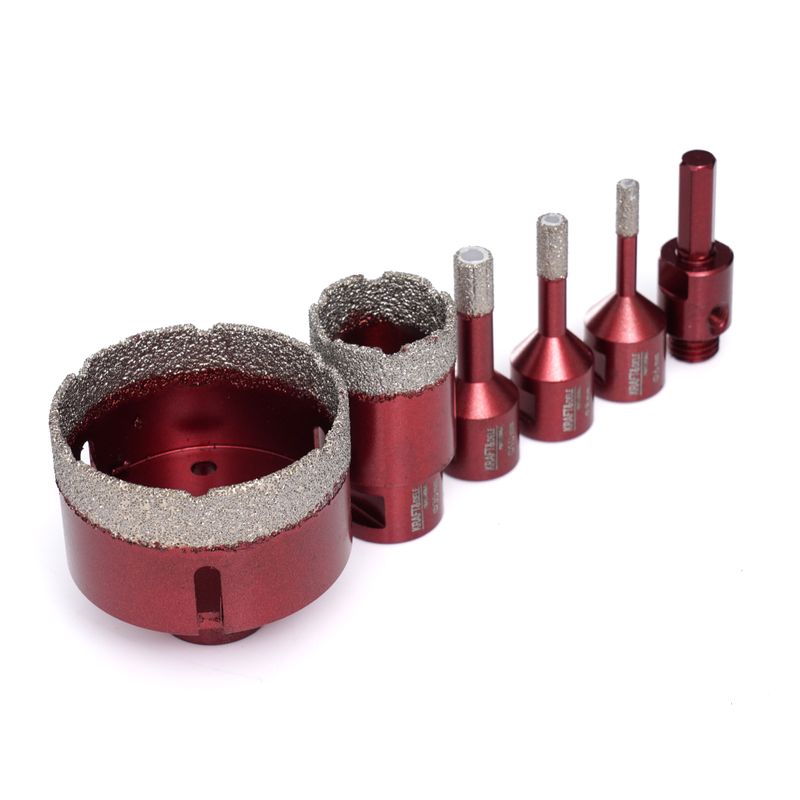 Casa si Gradina - Constructii - Scule electrice si accesorii - Seturi si accesorii pentru gaurit si insurubat - Set carote diamantate, beton, Kraft&Dele, 6 piese, KD11219 - Infinity.ro