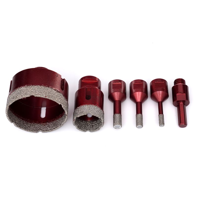 Casa si Gradina - Constructii - Scule electrice si accesorii - Seturi si accesorii pentru gaurit si insurubat - Set carote diamantate, beton, Kraft&Dele, 6 piese, KD11219 - Infinity.ro