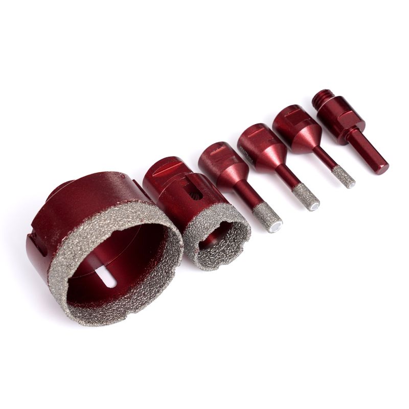 Casa si Gradina - Constructii - Scule electrice si accesorii - Seturi si accesorii pentru gaurit si insurubat - Set carote diamantate, beton, Kraft&Dele, 6 piese, KD11219 - Infinity.ro