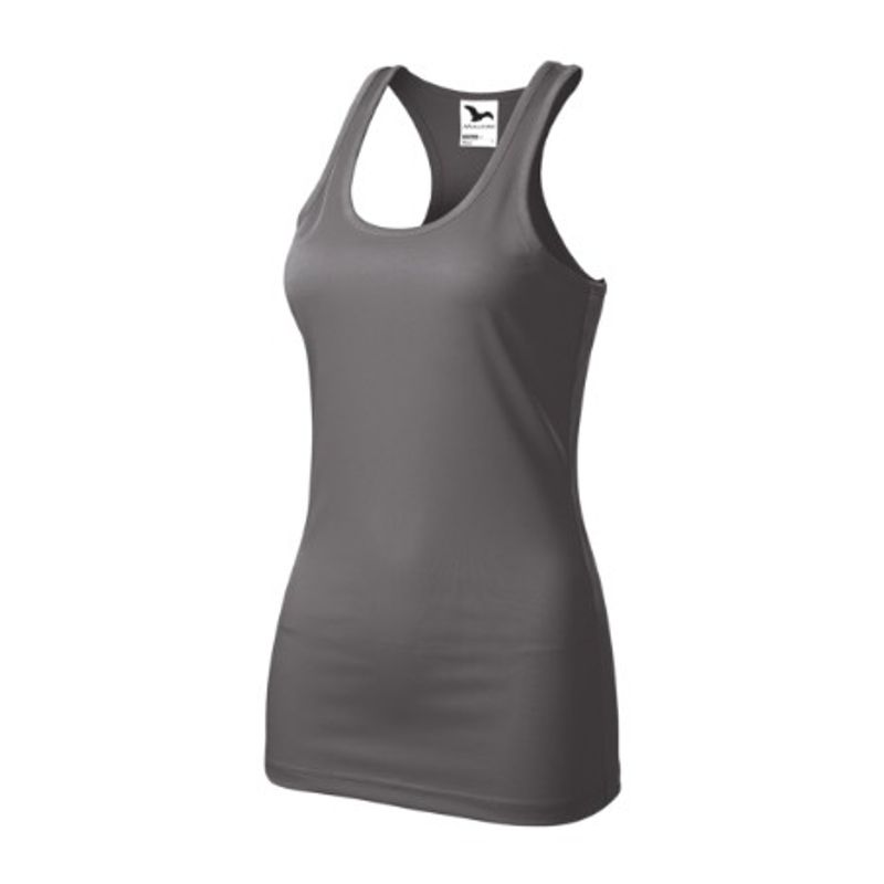 Fashion, accesorii si bijuterii - Femei - Imbracaminte femei - Tricouri si topuri femei - Top pentru dama, Racer 167, Malfini S Gri - Infinity.ro