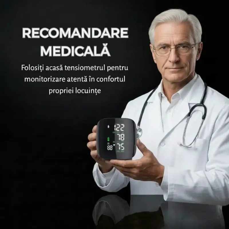 Ingrijire personala si Cosmetice - Sanatate si wellness - Aparate medicale - Tensiometre - Tensiometru pentru incheietura mainii, electronic, automat, cu ecran mare, pentru masurarea tensiunii arteriale - Infinity.ro