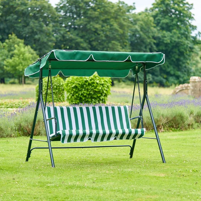 Casa si Gradina - Gradina si terasa - Balansoare si hamace - Balansoare - Leagan balansoar 3 locuri, 178x106x151cm, Greutate maxima, 210 kg - Infinity.ro