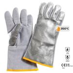Casa si Gradina - Constructii - Echipamente de lucru - Manusi protectia muncii - Manusi antitermice 35SCRAL cu dos aluminizat 35 cm 10 - Infinity.ro