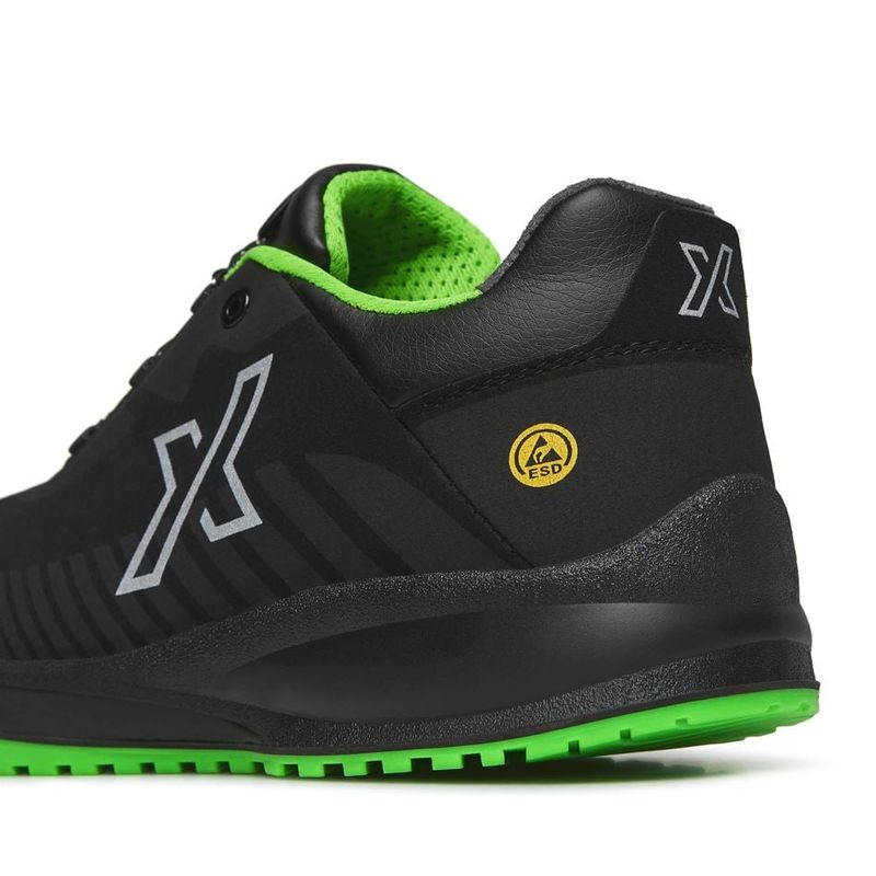 Casa si Gradina - Constructii - Echipamente de lucru - Incaltaminte protectia muncii - Pantofi de protectie Exena Rebel S3 ESD SRC, Bombeu de protectie, Lamela antiperforatie, Antiderapant, Marime 44 44 - Infinity.ro