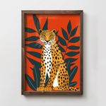 Casa si Gradina - Decoratiuni - Tablouri - Tablou MDF cu ramă Wallxpert, MDF, ramă din lemn de pin, 35 x 47 x 2 cm, multicolor, 856EVL2690 - Infinity.ro