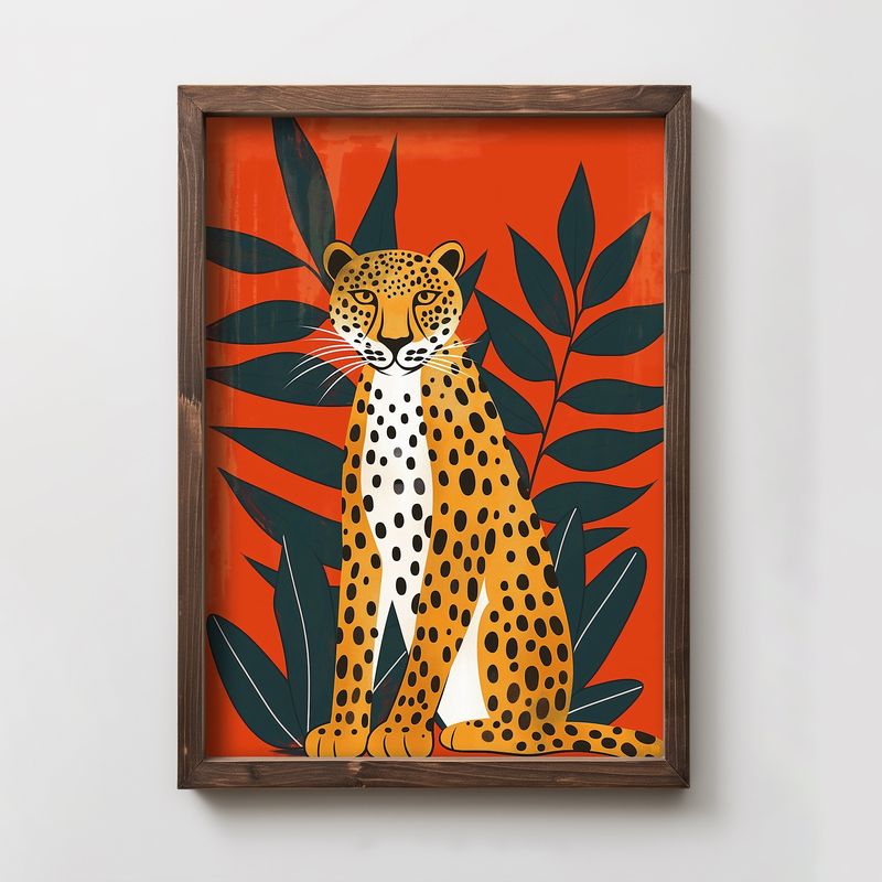 Casa si Gradina - Decoratiuni - Tablouri - Tablou MDF cu ramă Wallxpert, MDF, ramă din lemn de pin, 35 x 47 x 2 cm, multicolor, 856EVL2690 - Infinity.ro