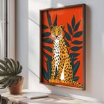 Casa si Gradina - Decoratiuni - Tablouri - Tablou MDF cu ramă Wallxpert, MDF, ramă din lemn de pin, 35 x 47 x 2 cm, multicolor, 856EVL2690 - Infinity.ro