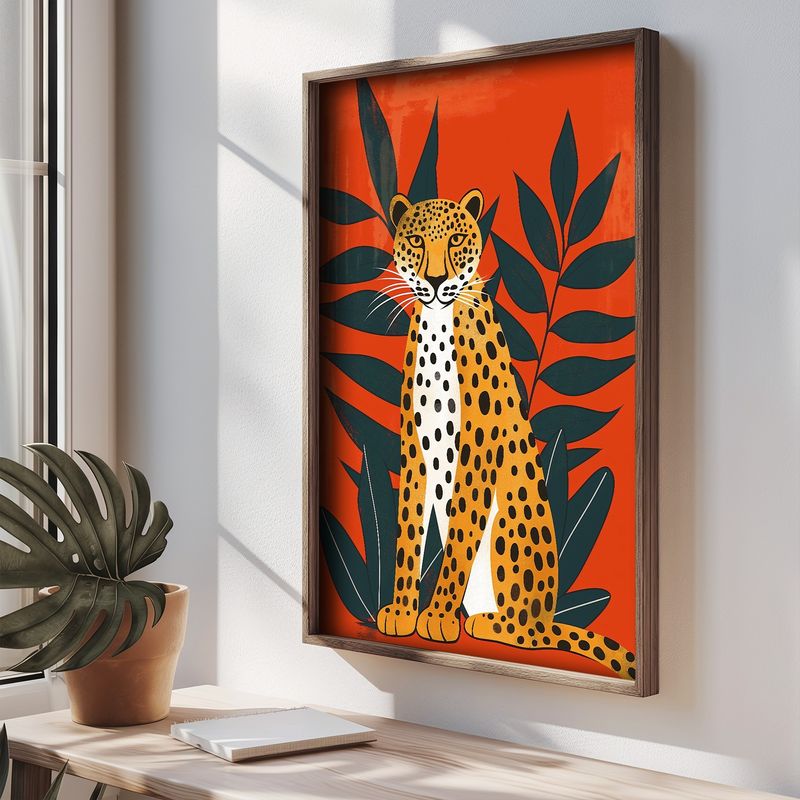 Casa si Gradina - Decoratiuni - Tablouri - Tablou MDF cu ramă Wallxpert, MDF, ramă din lemn de pin, 35 x 47 x 2 cm, multicolor, 856EVL2690 - Infinity.ro