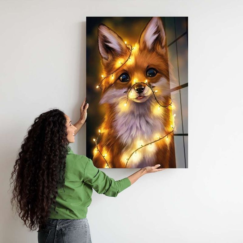 Casa si Gradina - Decoratiuni - Tablouri - Tablou sticlă securizată Wallxpert, sticlă, 30 x 40 cm, multicolor, 975GSR1496 - Infinity.ro