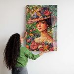 Casa si Gradina - Decoratiuni - Tablouri - Tablou sticlă securizată Wallxpert, sticlă, 30 x 40 cm, multicolor, 975GSR1526 - Infinity.ro