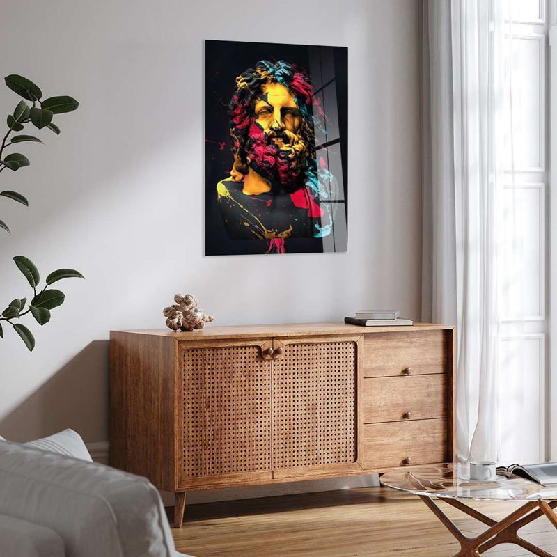 Casa si Gradina - Decoratiuni - Tablouri - Tablou sticlă securizată Wallxpert, sticlă, 30 x 40 cm, multicolor, 975GSR1486 - Infinity.ro