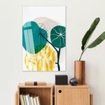 Casa si Gradina - Decoratiuni - Tablouri - Tablou sticlă securizată Wallxpert, sticlă, 30 x 40 cm, multicolor, 975GSR1121 - Infinity.ro